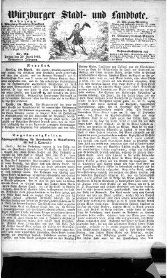 Würzburger Stadt- und Landbote Freitag 20. April 1866