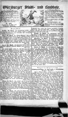 Würzburger Stadt- und Landbote Samstag 28. April 1866