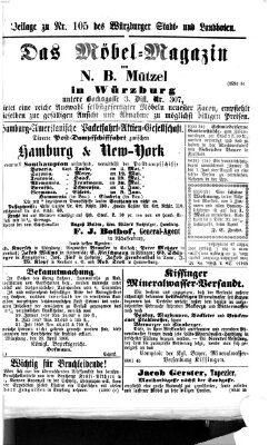 Würzburger Stadt- und Landbote Mittwoch 2. Mai 1866