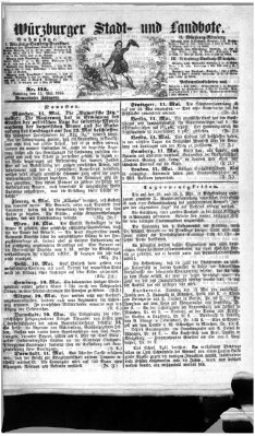 Würzburger Stadt- und Landbote Samstag 12. Mai 1866