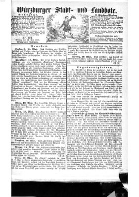 Würzburger Stadt- und Landbote Montag 21. Mai 1866