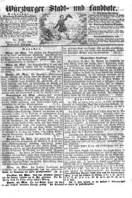 Würzburger Stadt- und Landbote Freitag 25. Mai 1866