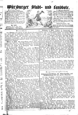 Würzburger Stadt- und Landbote Dienstag 3. Juli 1866