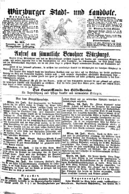 Würzburger Stadt- und Landbote Donnerstag 12. Juli 1866