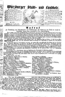 Würzburger Stadt- und Landbote Dienstag 24. Juli 1866