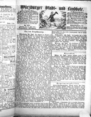 Würzburger Stadt- und Landbote Samstag 28. Juli 1866