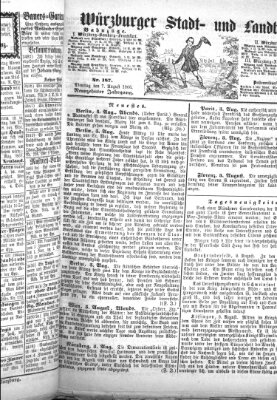 Würzburger Stadt- und Landbote Dienstag 7. August 1866