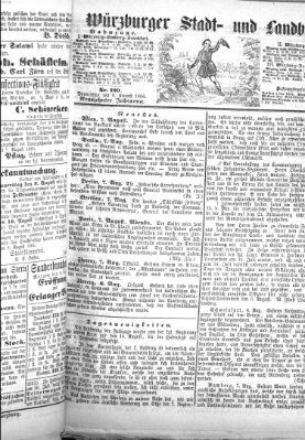 Würzburger Stadt- und Landbote Donnerstag 9. August 1866