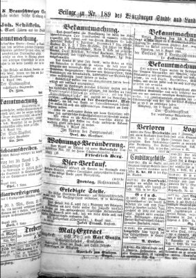 Würzburger Stadt- und Landbote Donnerstag 9. August 1866