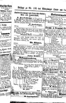 Würzburger Stadt- und Landbote Donnerstag 16. August 1866