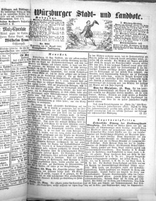 Würzburger Stadt- und Landbote Donnerstag 23. August 1866