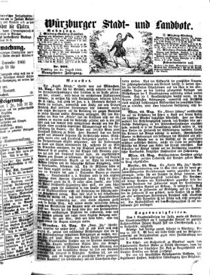 Würzburger Stadt- und Landbote Samstag 25. August 1866