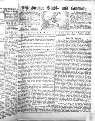 Würzburger Stadt- und Landbote Freitag 31. August 1866