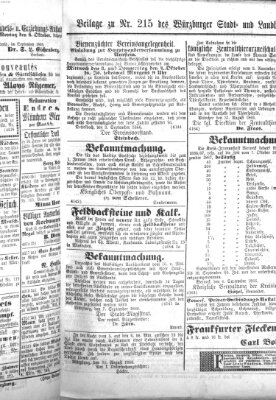 Würzburger Stadt- und Landbote Samstag 8. September 1866