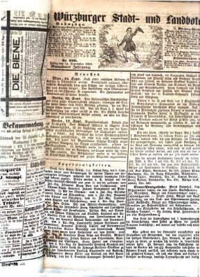Würzburger Stadt- und Landbote Freitag 14. September 1866