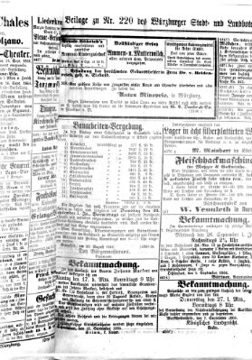 Würzburger Stadt- und Landbote Freitag 14. September 1866