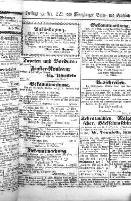 Würzburger Stadt- und Landbote Dienstag 18. September 1866