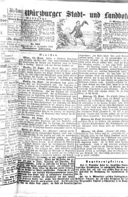 Würzburger Stadt- und Landbote Mittwoch 19. September 1866