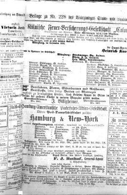 Würzburger Stadt- und Landbote Montag 24. September 1866