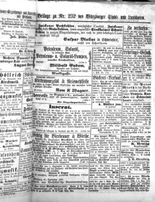 Würzburger Stadt- und Landbote Freitag 28. September 1866