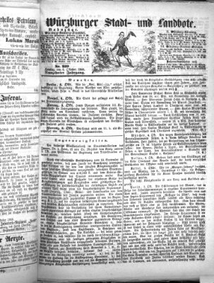 Würzburger Stadt- und Landbote Samstag 6. Oktober 1866