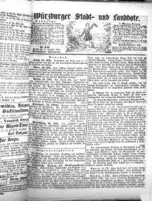 Würzburger Stadt- und Landbote Freitag 12. Oktober 1866