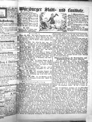 Würzburger Stadt- und Landbote Donnerstag 18. Oktober 1866