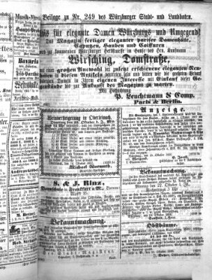 Würzburger Stadt- und Landbote Donnerstag 18. Oktober 1866