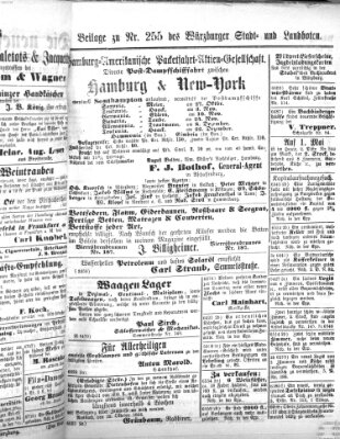 Würzburger Stadt- und Landbote Donnerstag 25. Oktober 1866