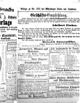 Würzburger Stadt- und Landbote Samstag 3. November 1866