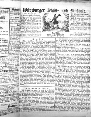 Würzburger Stadt- und Landbote Montag 5. November 1866