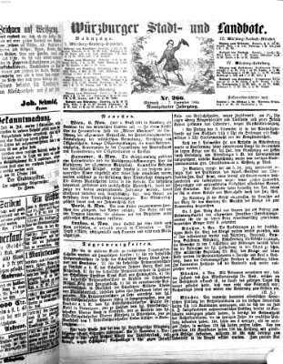 Würzburger Stadt- und Landbote Mittwoch 7. November 1866