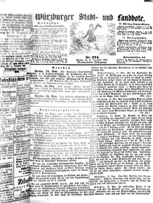 Würzburger Stadt- und Landbote Freitag 16. November 1866