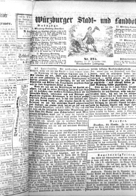 Würzburger Stadt- und Landbote Samstag 17. November 1866