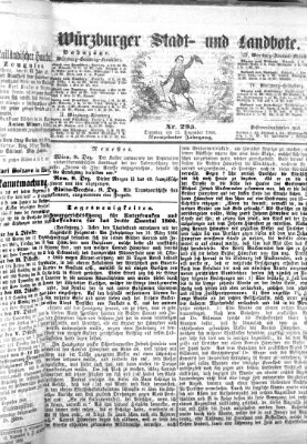 Würzburger Stadt- und Landbote Dienstag 11. Dezember 1866