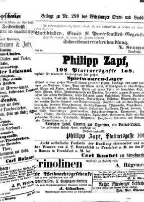 Würzburger Stadt- und Landbote Samstag 15. Dezember 1866