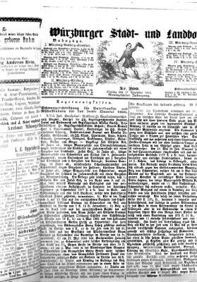 Würzburger Stadt- und Landbote Montag 17. Dezember 1866