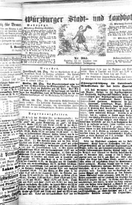 Würzburger Stadt- und Landbote Samstag 22. Dezember 1866