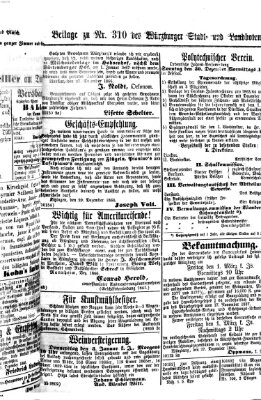 Würzburger Stadt- und Landbote Samstag 29. Dezember 1866