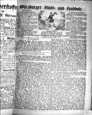 Würzburger Stadt- und Landbote Freitag 18. Januar 1867