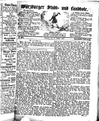 Würzburger Stadt- und Landbote Samstag 26. Januar 1867