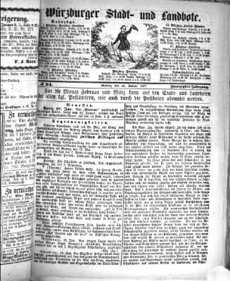 Würzburger Stadt- und Landbote Montag 28. Januar 1867