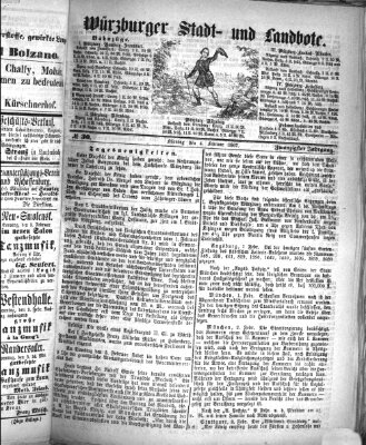 Würzburger Stadt- und Landbote Montag 4. Februar 1867