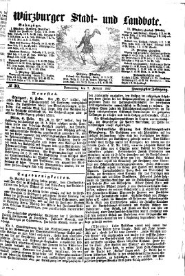 Würzburger Stadt- und Landbote Donnerstag 7. Februar 1867