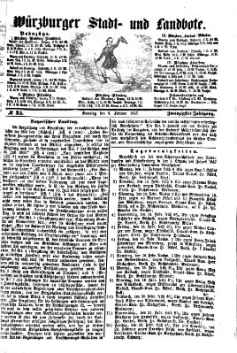 Würzburger Stadt- und Landbote Samstag 9. Februar 1867