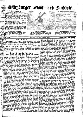 Würzburger Stadt- und Landbote Dienstag 12. Februar 1867