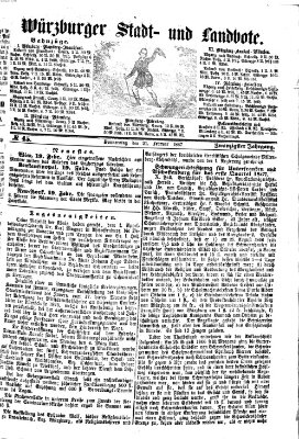 Würzburger Stadt- und Landbote Donnerstag 21. Februar 1867