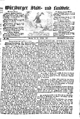 Würzburger Stadt- und Landbote Montag 25. Februar 1867