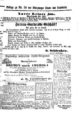 Würzburger Stadt- und Landbote Mittwoch 6. März 1867