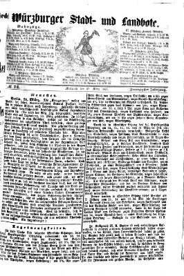 Würzburger Stadt- und Landbote Mittwoch 27. März 1867